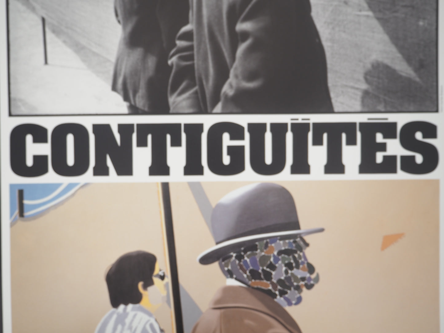 Eduardo ARROYO : Contiguïtés - Affiche originale