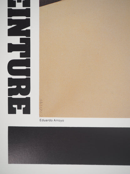 Eduardo ARROYO : Contiguïtés - Affiche originale
