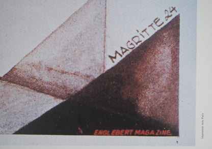 René MAGRITTE : Alfa Romeo - Affiche signée