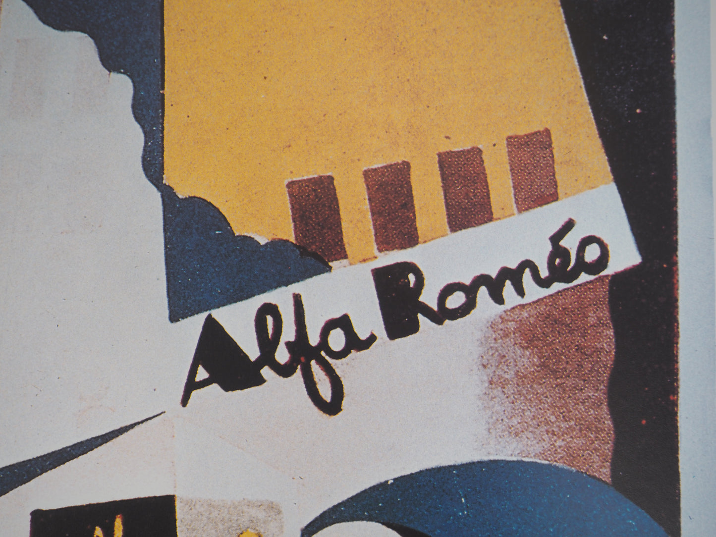René MAGRITTE : Alfa Romeo - Affiche signée