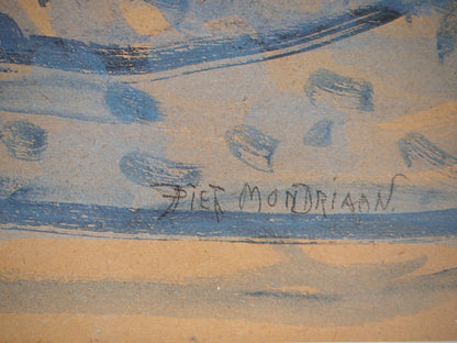 Piet MONDRIAN : Fondation Maeght Expo 1985 - Affiche originale