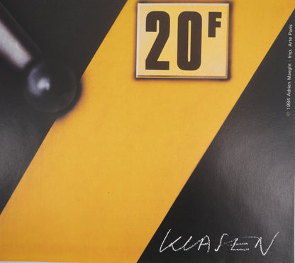Peter KLASEN : L'Art vivant - Affiche originale