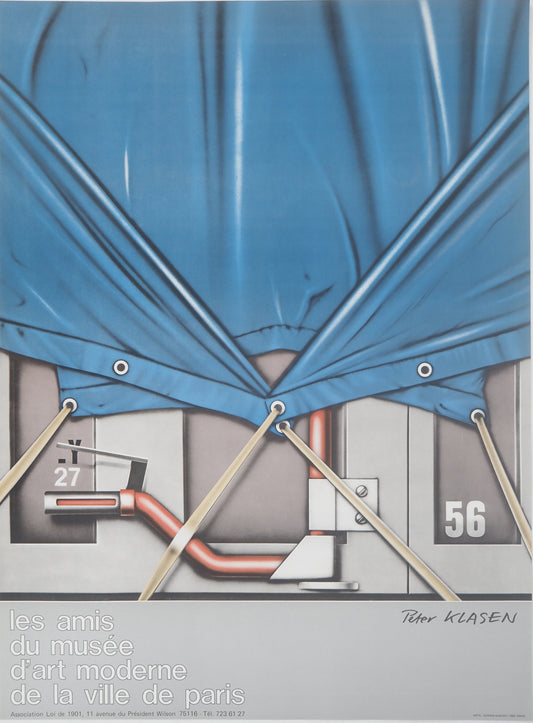 Peter KLASEN : Musée d'Art moderne - Lithographie originale signée