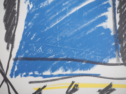 Aki KURODA : Femme en soirée - Lithographie originale signée