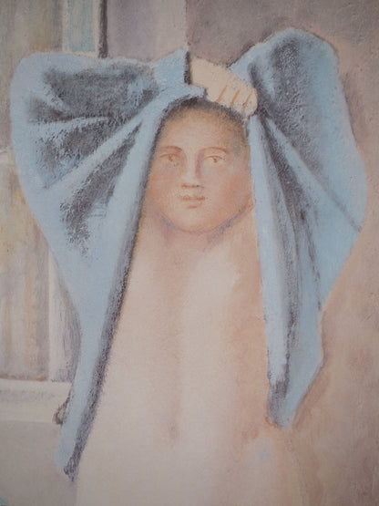 BALTHUS : Femme nue à la toilette - Affiche en couleurs