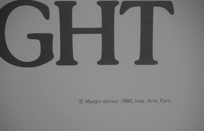 Bram VAN VELDE : Expo 1980 - Lithographie originale