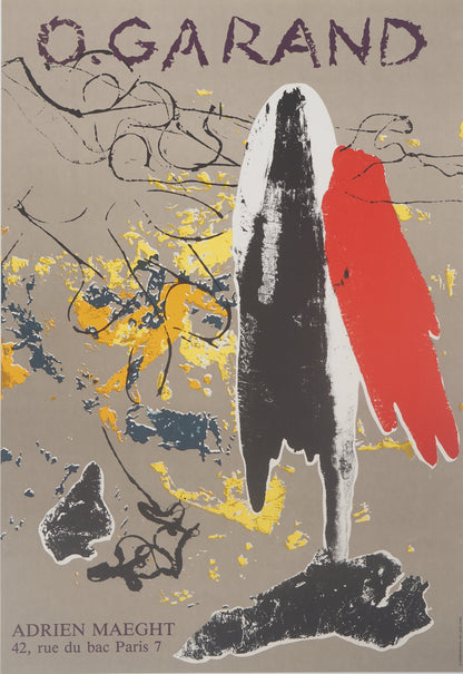 Olivier GARAND : Exposition 1984 - Lithographie originale signée