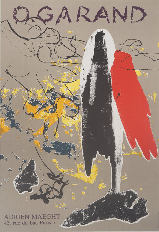 Olivier GARAND : Exposition 1984 - Lithographie originale signée