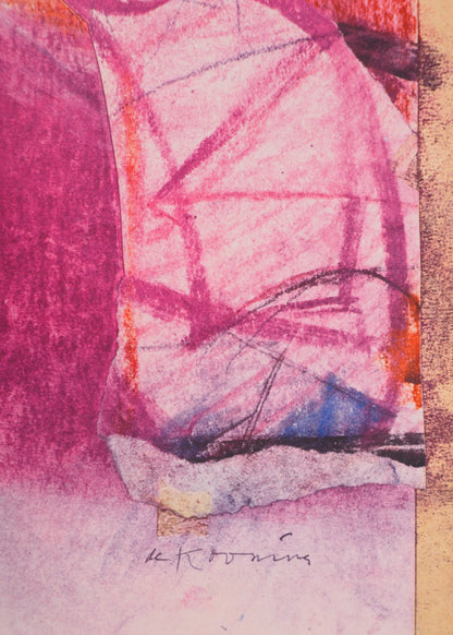 Willem DE KOONING : Paysage fauve - Lithographie signée