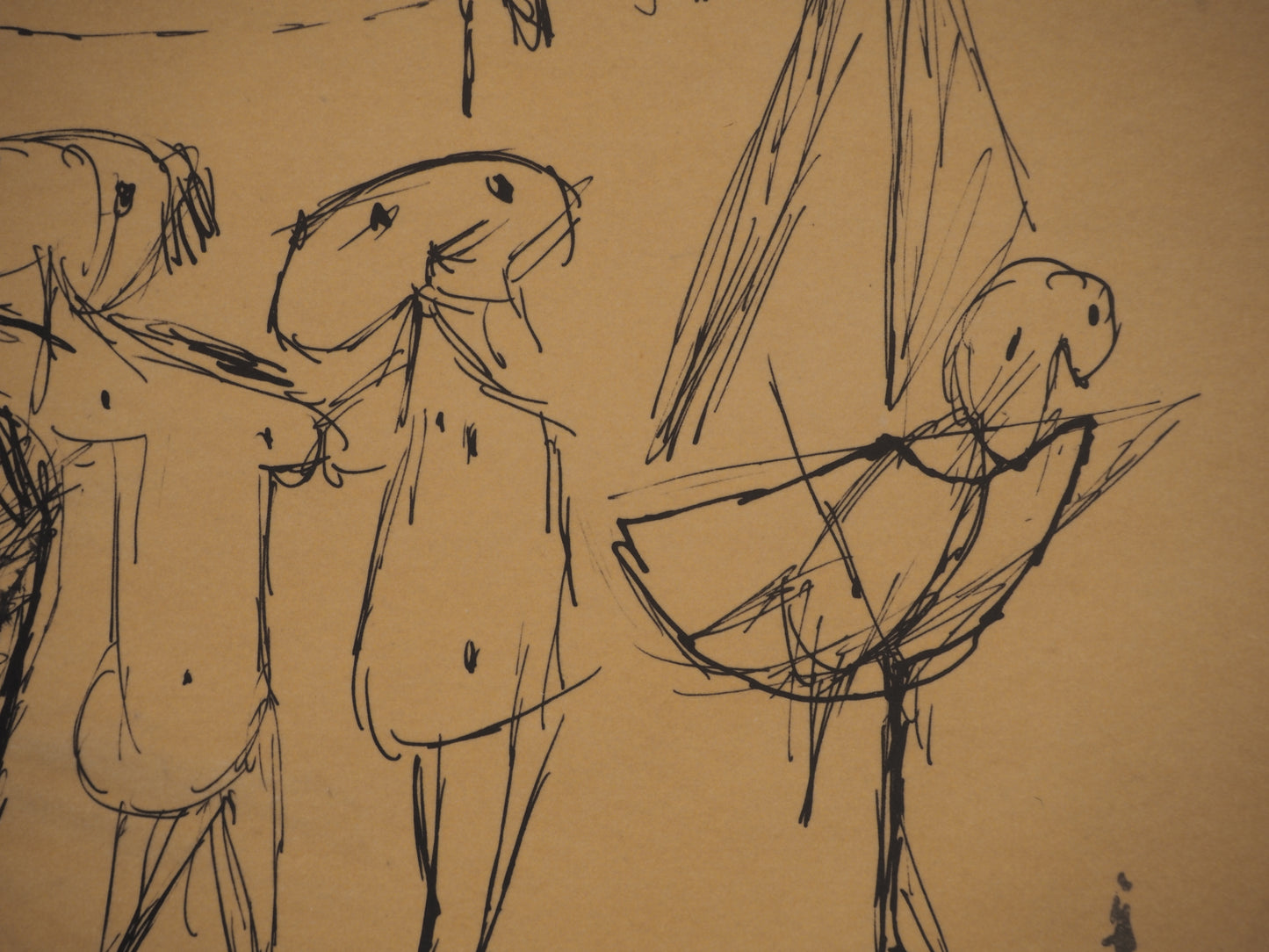 Guillaume CORNEILLE : Mère et enfants - Lithographie signée