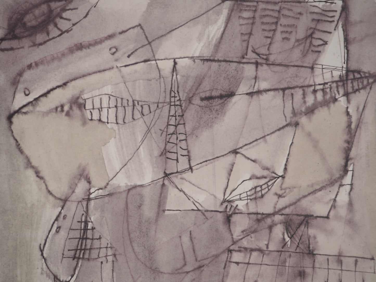Guillaume CORNEILLE : Le miroir - Lithographie signée