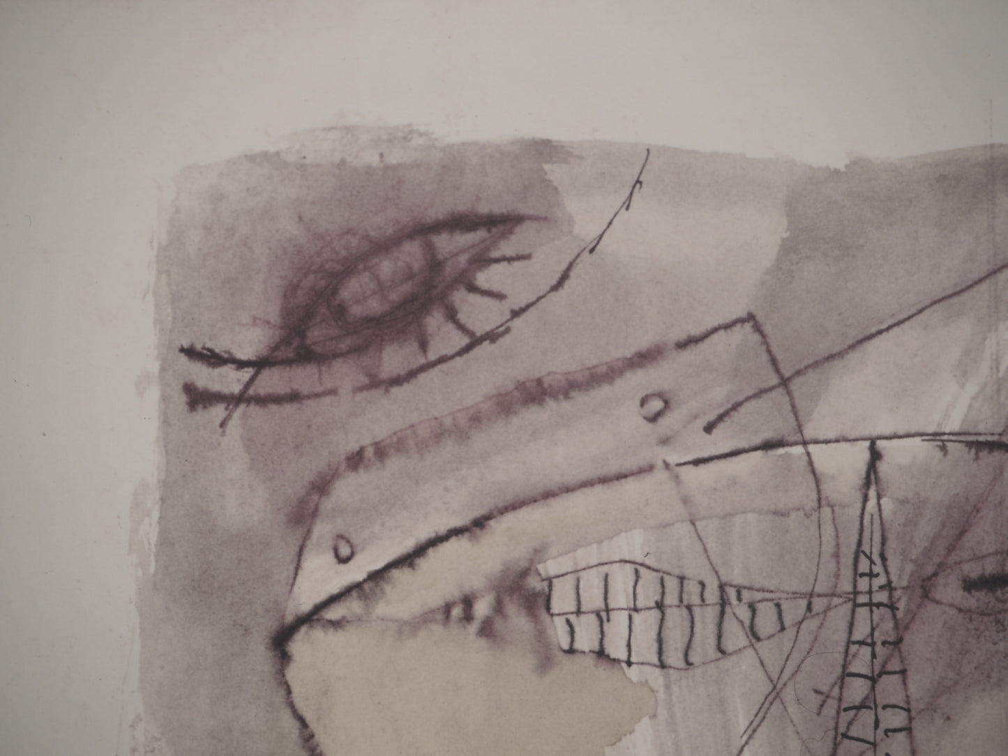 Guillaume CORNEILLE : Le miroir - Lithographie signée