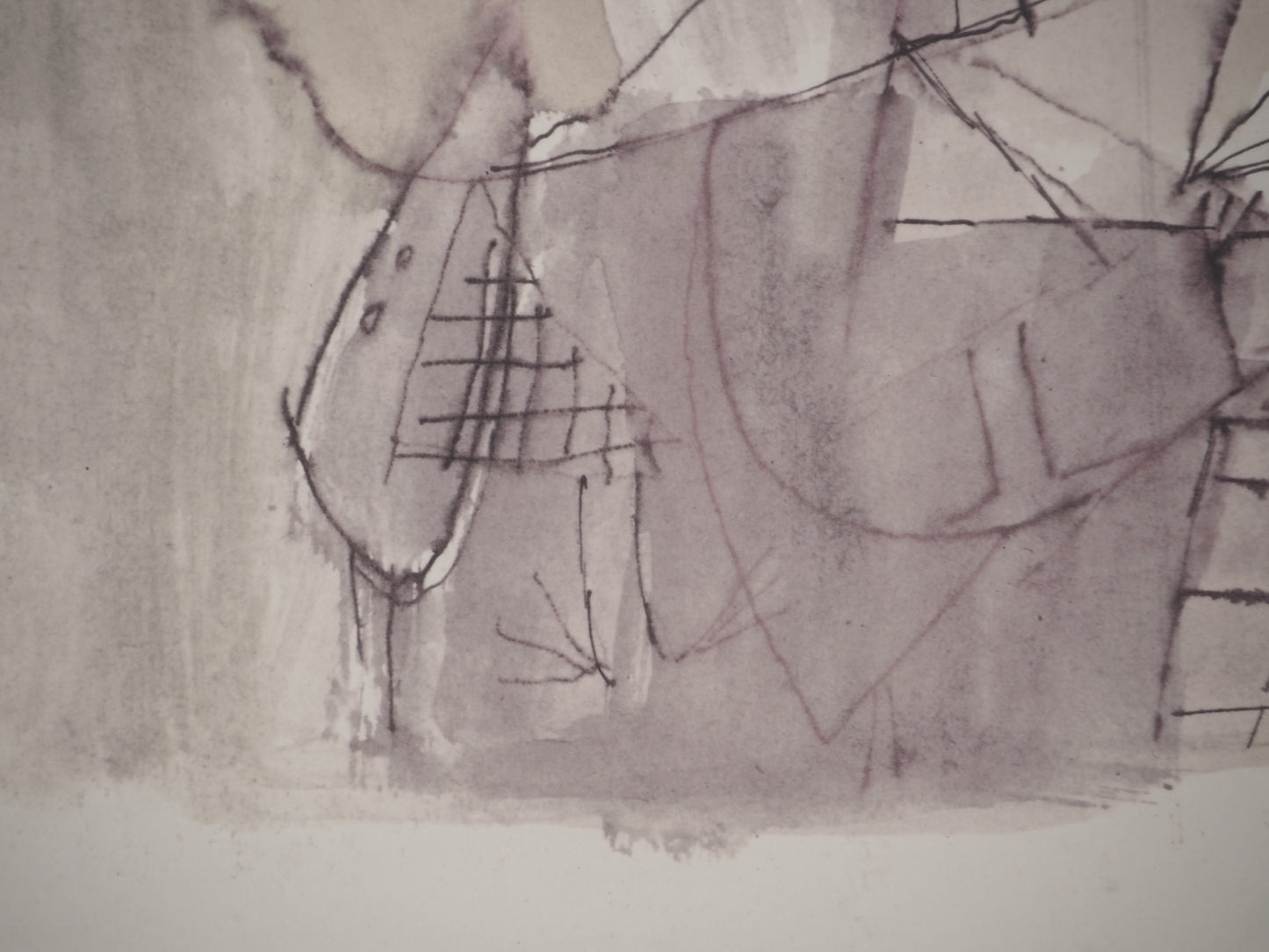 Guillaume CORNEILLE : Le miroir - Lithographie signée