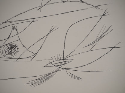Guillaume CORNEILLE : Femme nue - Lithographie signée