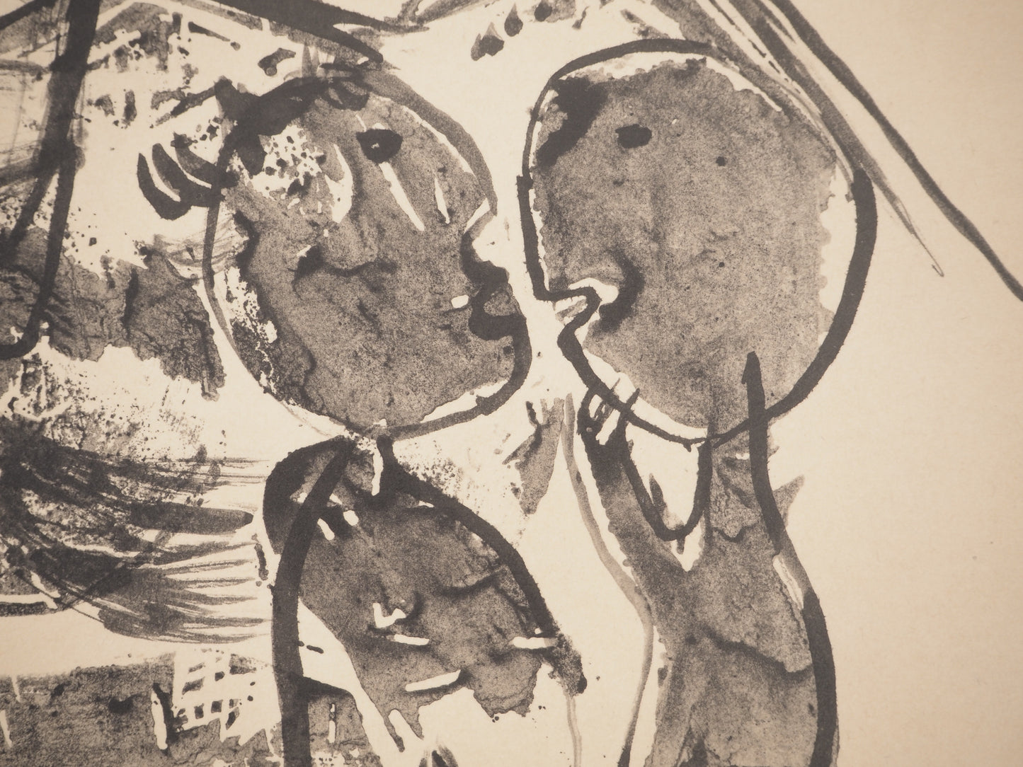 Guillaume CORNEILLE : Les terrils - Lithographie signée