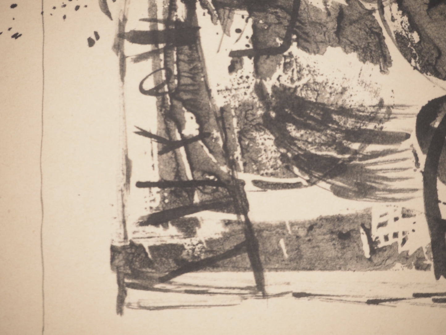 Guillaume CORNEILLE : Les terrils - Lithographie signée