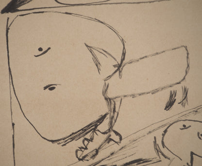 Guillaume CORNEILLE : Le soleil dans la maison - Lithographie signée
