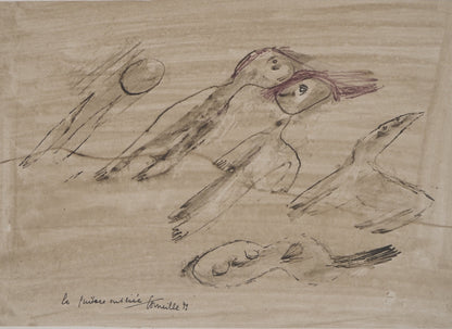 Guillaume CORNEILLE : La guitare oubliée - Lithographie signée