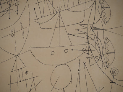 Guillaume CORNEILLE : La fête au port - Lithographie signée