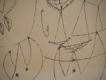 Guillaume CORNEILLE : La fête au port - Lithographie signée