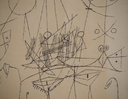Guillaume CORNEILLE : La fête au port - Lithographie signée