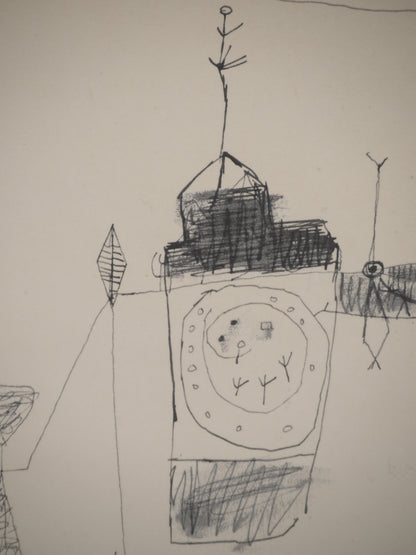 Guillaume CORNEILLE : La ville en joie - Lithographie signée