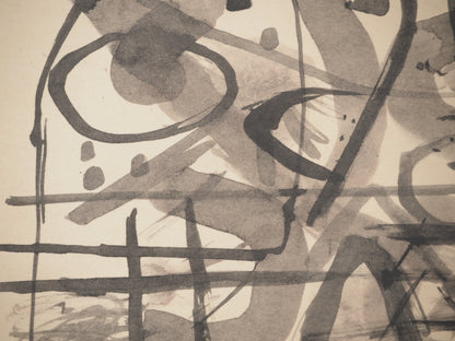 Guillaume CORNEILLE : Le cavalier - Lithographie signée