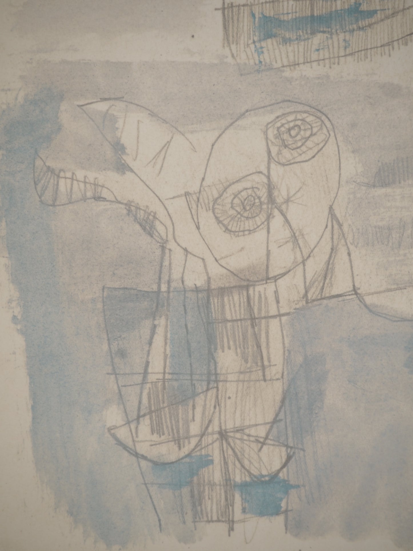 Guillaume CORNEILLE : La rentrée du marin - Lithographie signée