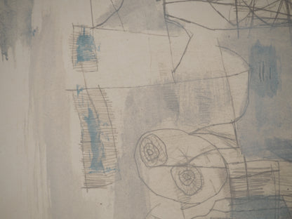 Guillaume CORNEILLE : La rentrée du marin - Lithographie signée