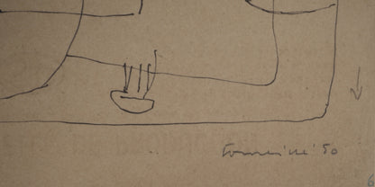 Guillaume CORNEILLE : Le pêcheur - Lithographie signée
