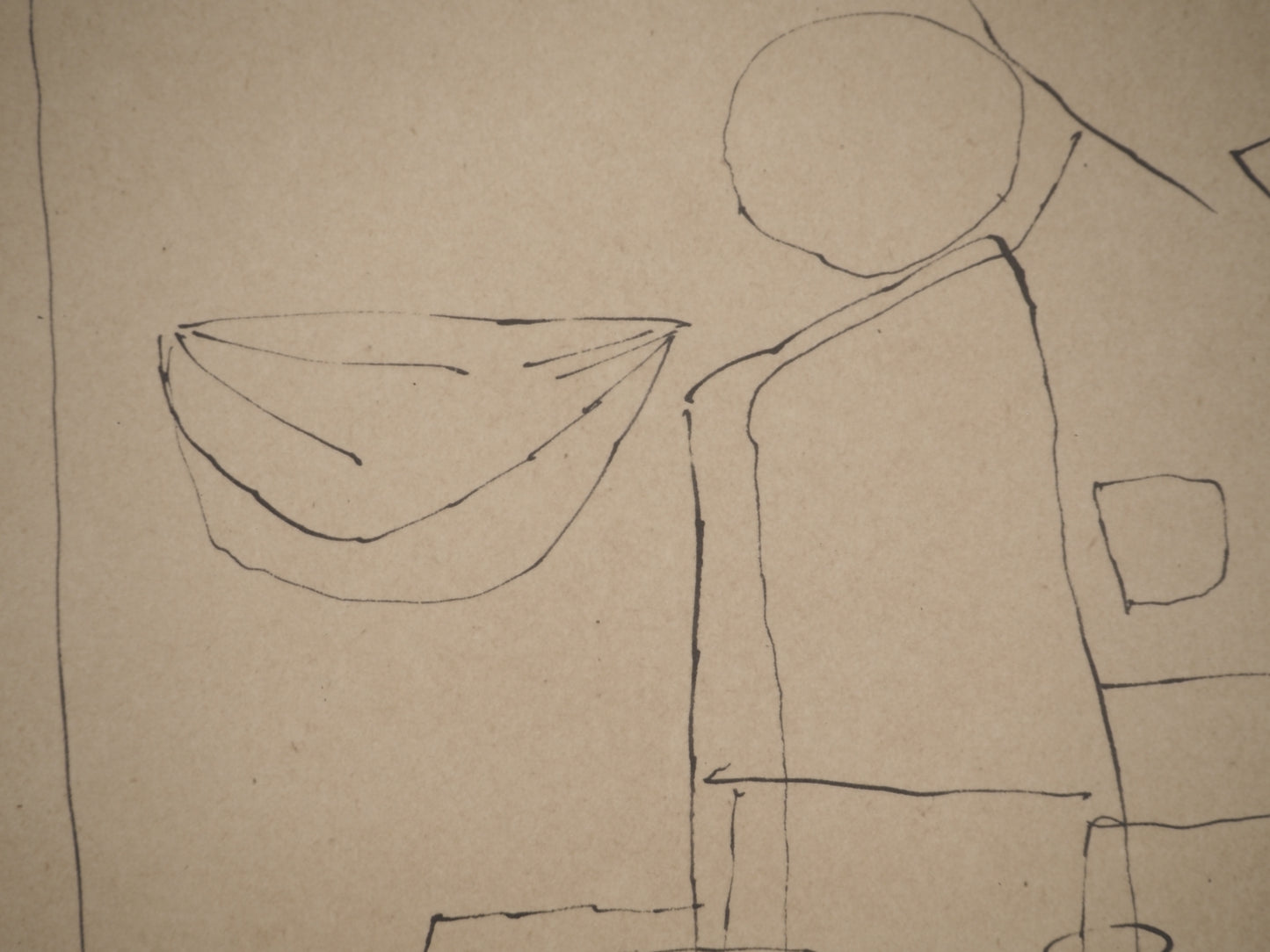 Guillaume CORNEILLE : Le pêcheur - Lithographie signée