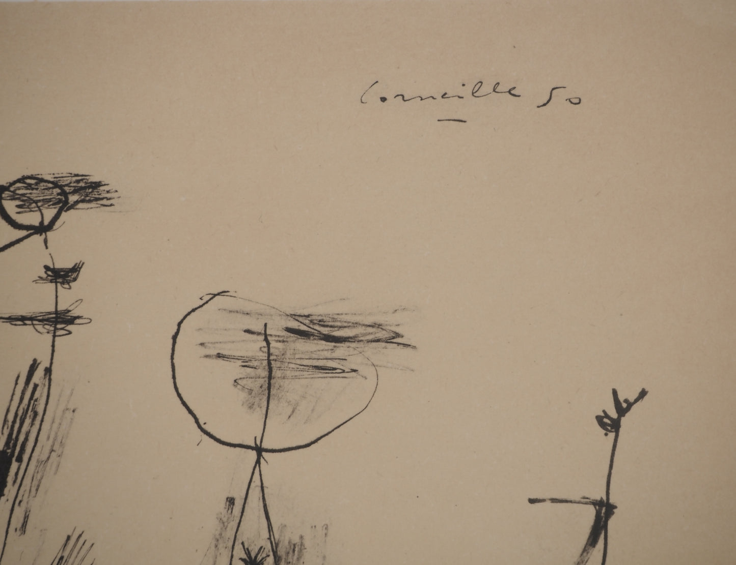 Guillaume CORNEILLE : Le football - Lithographie signée