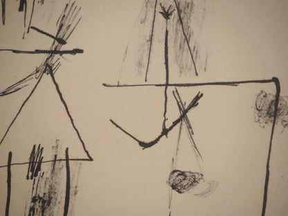 Guillaume CORNEILLE : Le football - Lithographie signée