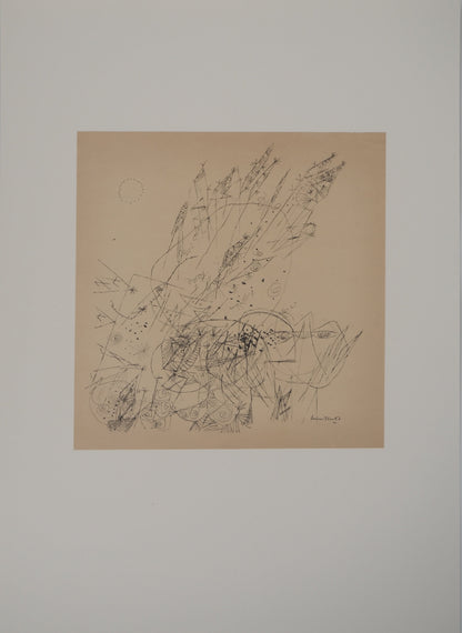 Guillaume CORNEILLE : Visages dans la ville - Lithographie signée