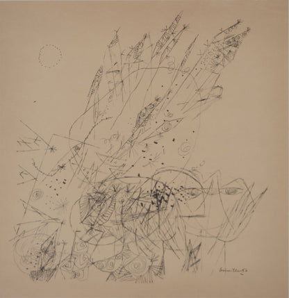 Guillaume CORNEILLE : Visages dans la ville - Lithographie signée