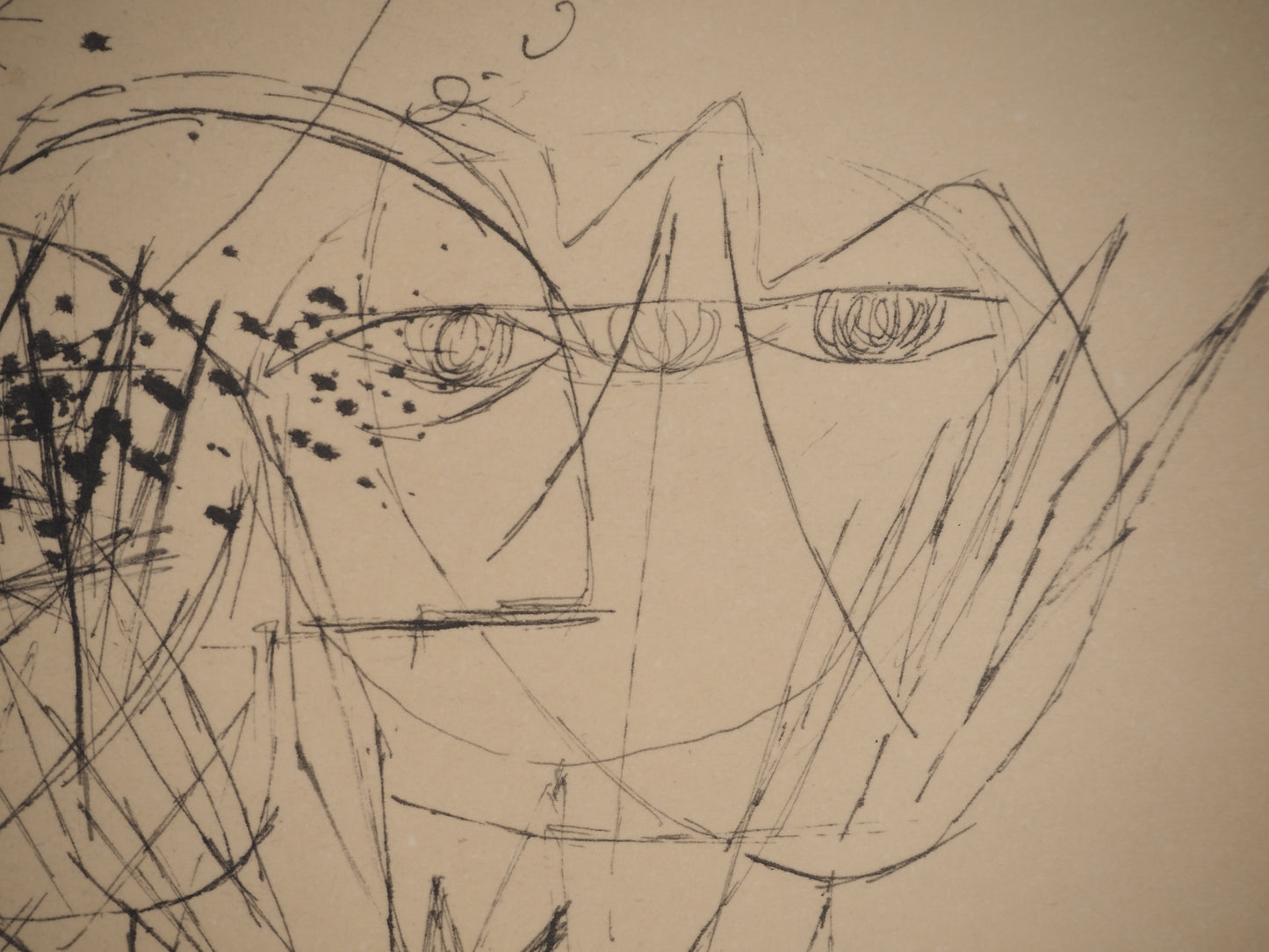Guillaume CORNEILLE : Visages dans la ville - Lithographie signée