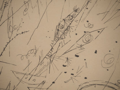 Guillaume CORNEILLE : Visages dans la ville - Lithographie signée