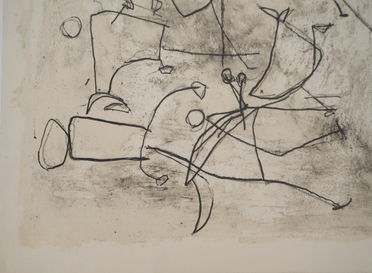 Guillaume CORNEILLE : La sardane - Lithographie signée