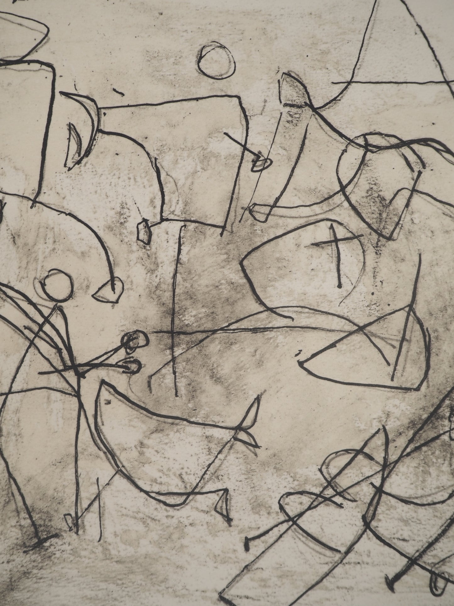 Guillaume CORNEILLE : La sardane - Lithographie signée