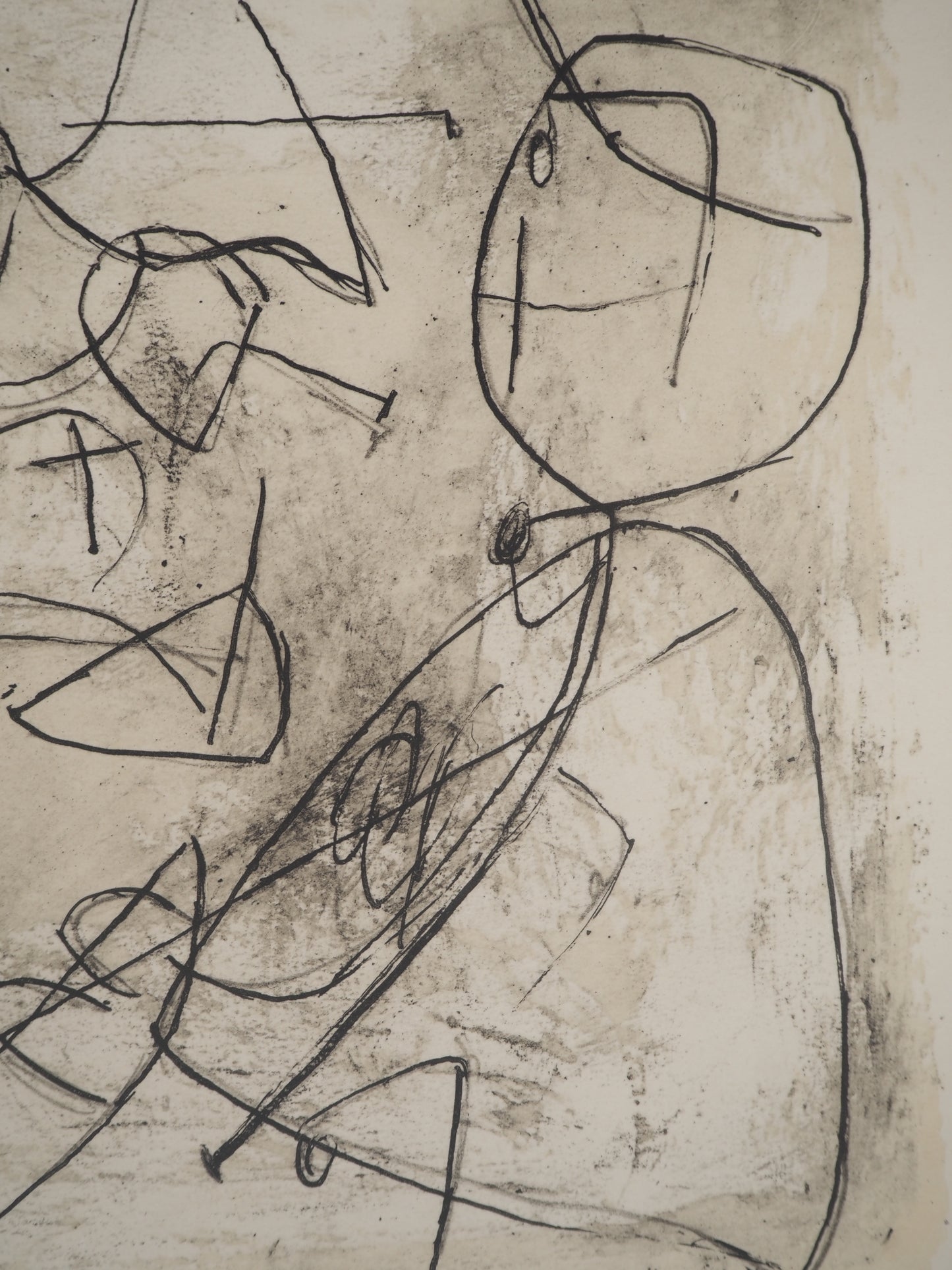 Guillaume CORNEILLE : La sardane - Lithographie signée
