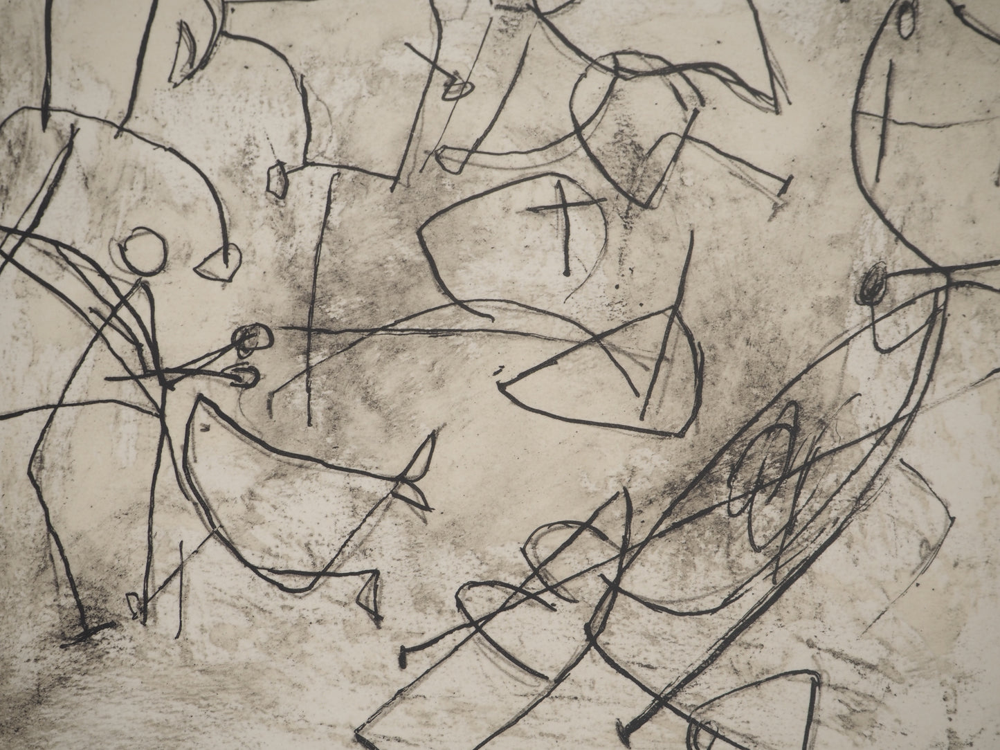 Guillaume CORNEILLE : La sardane - Lithographie signée
