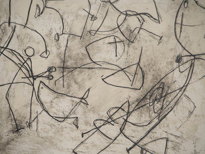 Guillaume CORNEILLE : La sardane - Lithographie signée