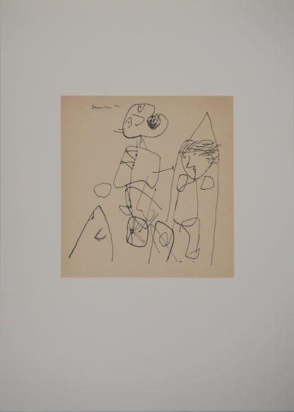 Guillaume CORNEILLE : Jeux dans la ville - Lithographie signée