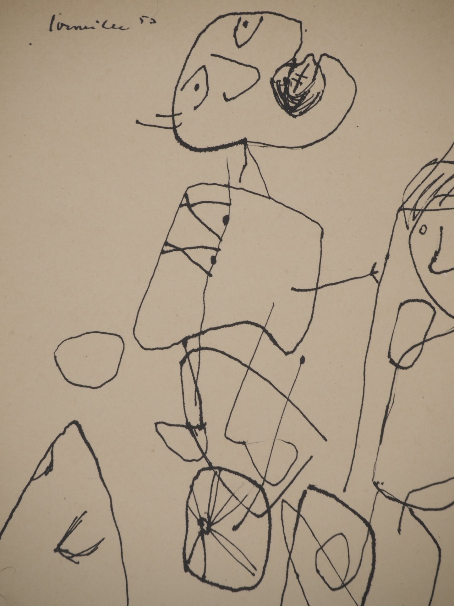 Guillaume CORNEILLE : Jeux dans la ville - Lithographie signée
