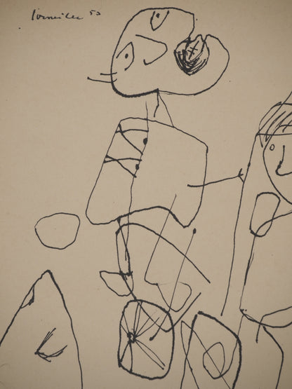 Guillaume CORNEILLE : Jeux dans la ville - Lithographie signée
