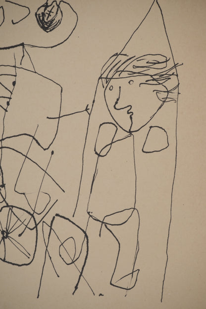 Guillaume CORNEILLE : Jeux dans la ville - Lithographie signée