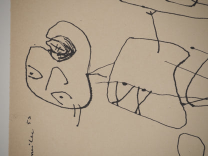 Guillaume CORNEILLE : Jeux dans la ville - Lithographie signée