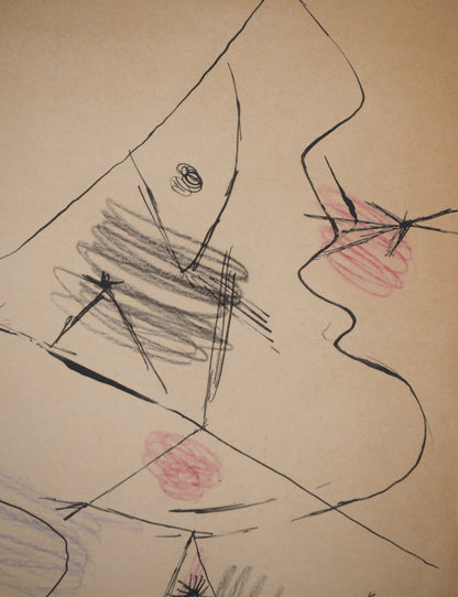 Guillaume CORNEILLE : La belle passante - Lithographie signée