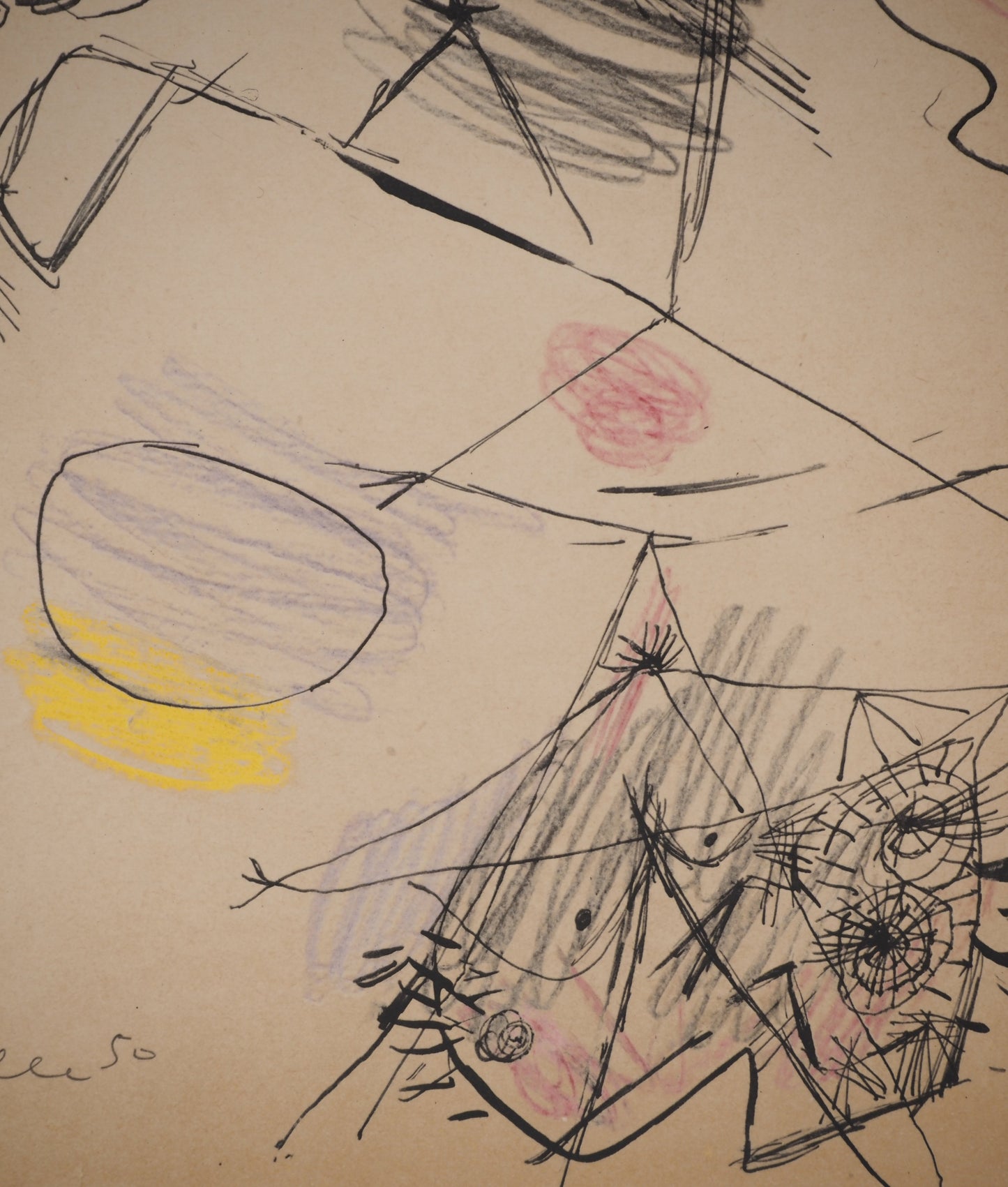 Guillaume CORNEILLE : La belle passante - Lithographie signée