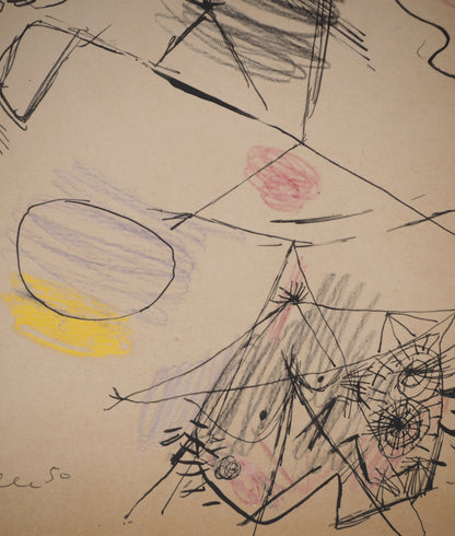 Guillaume CORNEILLE : La belle passante - Lithographie signée